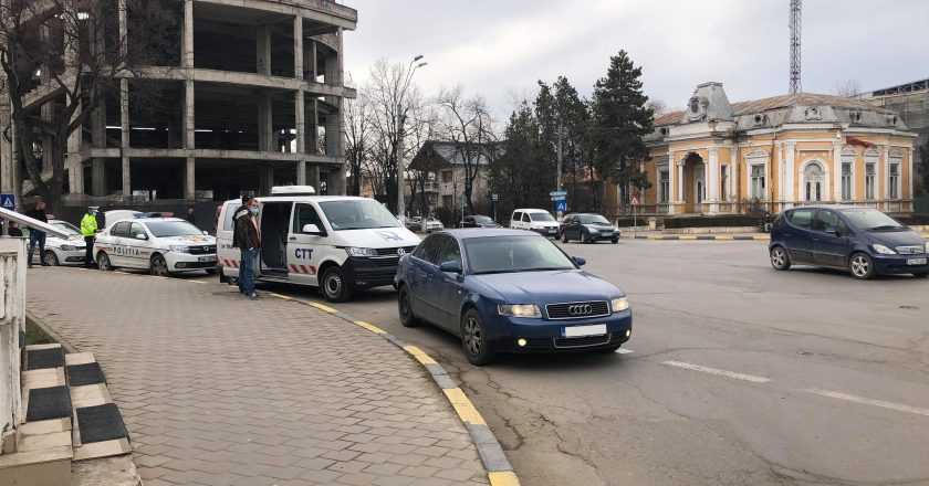 Control trafic (RAR) în centrul Tecuciului