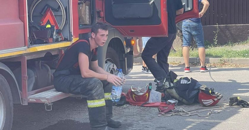 VIDEO: Teo Ganea este eroul zilei. Actiune contra cronometru desfasurata de pompieri