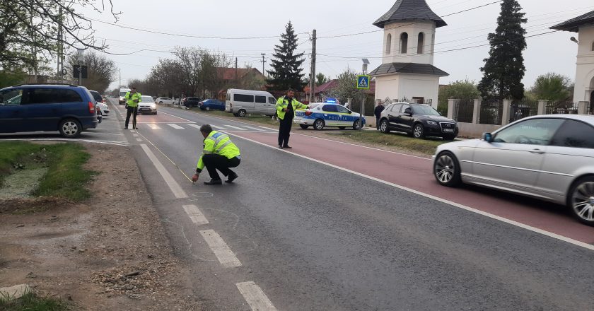 Un copil din Drăgănești a fost lovit pe trecerea de pietoni. Șoferul din Barcea  a părăsit locul accidentului