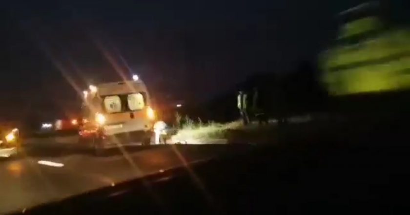 Accident grav la Munteni.  Un biciclist a murit. A fost lovit de o ambulanță