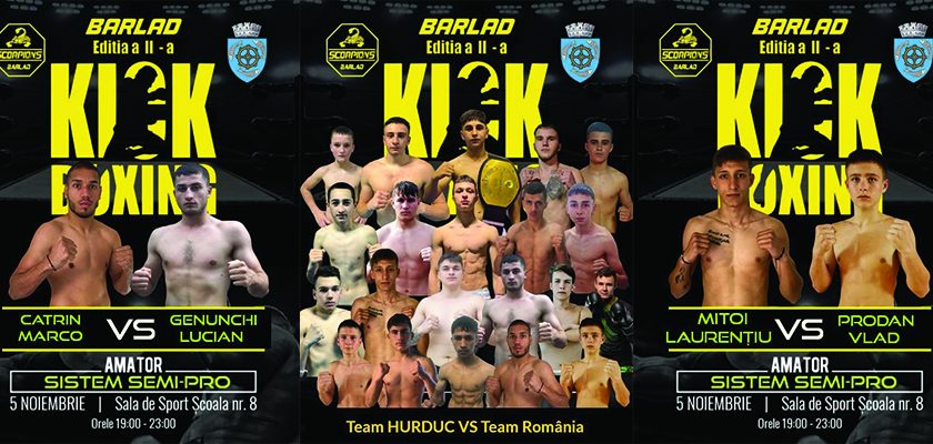 Tecuciul va fi reprezentat în gala semi-profesională de KICKBOXING de la Bârlad