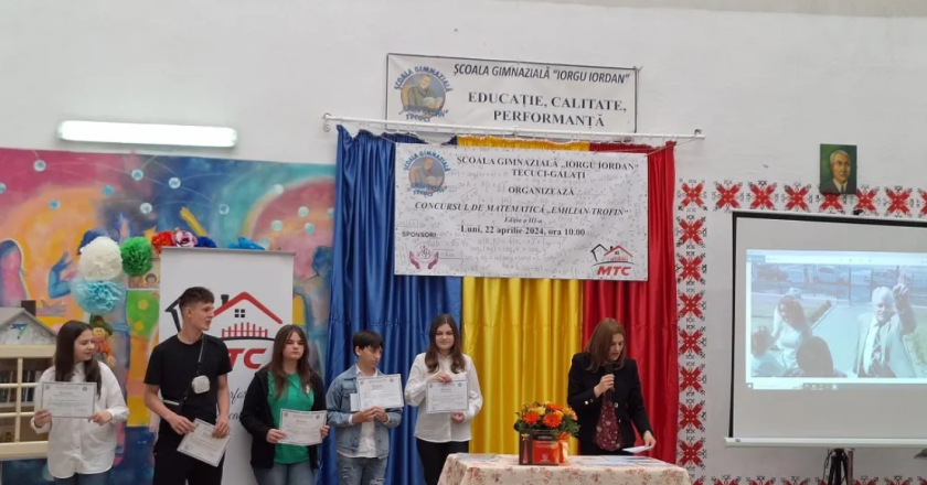 Concurs de matematică desfășurat la o prestigioasă școală din Tecuci