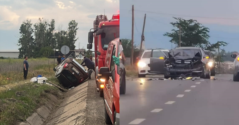 Accidente lângă Tecuci. Mai multe mașini au fost implicate