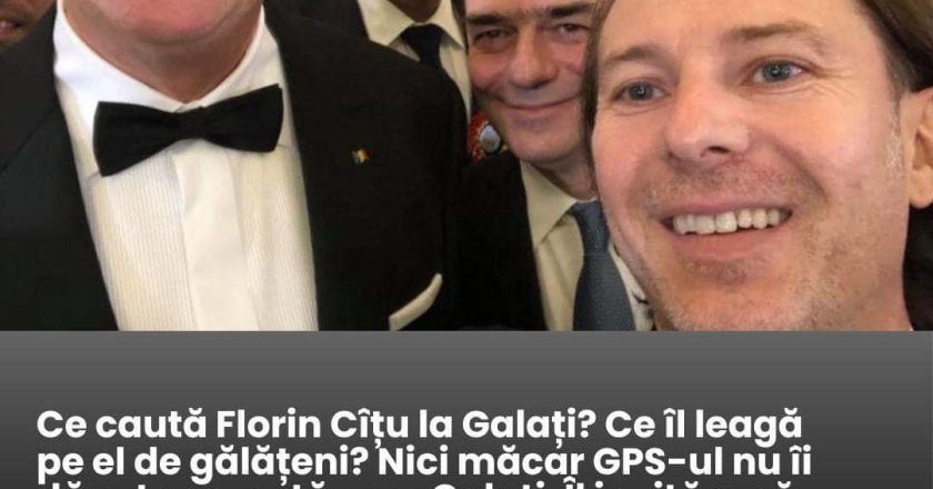 Ce caută Florin Cîțu la Galați? Liberalii gălățeni au rămas fără oameni capabili?