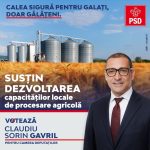 Claudiu GAVRIL: „Susțin dezvoltarea capacităților locale de procesare agricolă!”